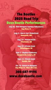 DAVE BOOTLE SUMMER 2025 USA ROAD TOUR